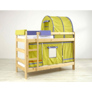 Poschoďová postel K52, 90x200, zelená