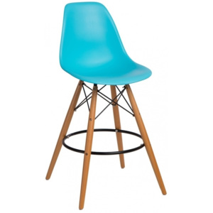 Designová barová židle DSW, sky blue 84969 CULTY