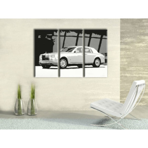 Ručně malovaný POP Art BENTLEY 3 dílný 120x80cm