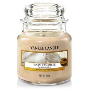 Yankee Candle – vonná svíčka Warm Cashmere, malá 104 g