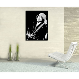 Ručně malovaný POP Art Bob Dylan 1 dílný 70x100cm