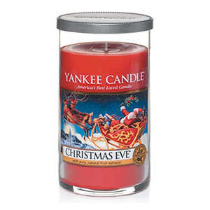 Yankee Candle – Décor vonná svíčka Christmas Eve, střední 340 g