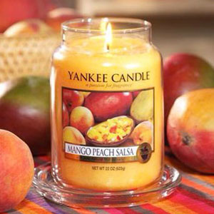 Yankee Candle – vonná svíčka Mango Peach Salsa, velká 623 g