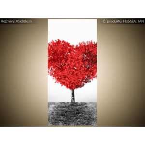 Fototapeta Strom lásky do červena 95x205cm FT2562A_1AN