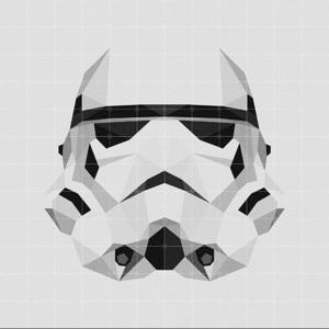 IXXI Skládaný obraz Star Wars IXXI Stormtrooper extra velký, Vemzu