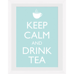 Obraz na zeď - Keep Calm - Tea (White)