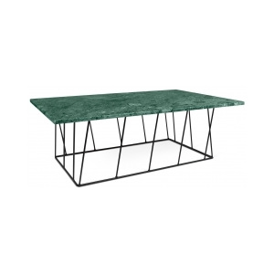 Konferenční stolek Rofus, mramor (Zelená, černá podnož) 9500.627415 Porto Deco