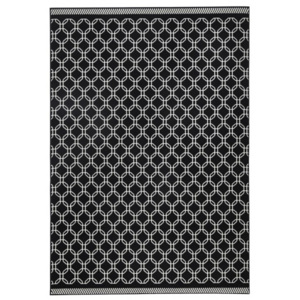 Moderní kusový koberec Capri 102562 černý Typ: 70x140 cm