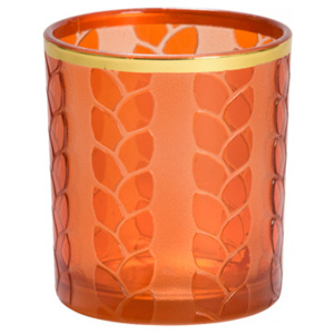 Yankee Candle – svícen na votivní svíčku Maize & Metal, oranžový