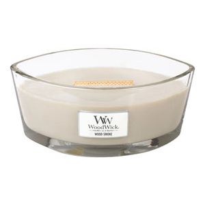 WoodWick – HearthWick vonná svíčka Kouř z cedrového dřeva, 453 g