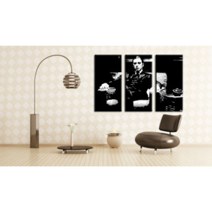 Ručně malovaný POP Art GODFATHER 3 dílný 120x80cm