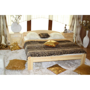 Dvoulůžková postel Ibi z masivu 160 x 200 cm 16 latí