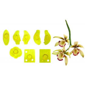 Vykrajovátka 8ks – malá orchidej Cymbidium - PME - PME