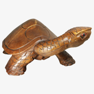 Dřevěná želva 53 cm Thajsko