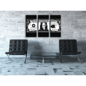 Ručně malovaný POP Art AL CAPONE 3 dílný 120x80cm