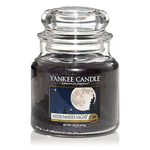 Yankee Candle – vonná svíčka Midsummers Night, střední 411 g