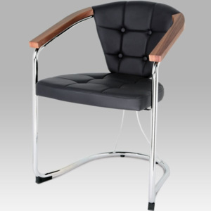 Konferenční - jídelní židle SF-804 BK koženka černá - Autronic