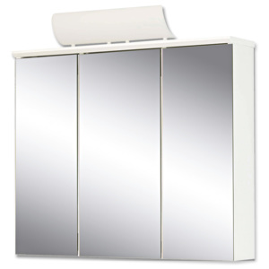 Jokey Plastik MANOS Zrcadlová skříňka se zářivkou - bílá 112113120-0110
