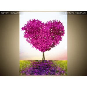 Fototapeta Růžový strom lásky 150x200cm FT2503A_2M (Různé varianty)