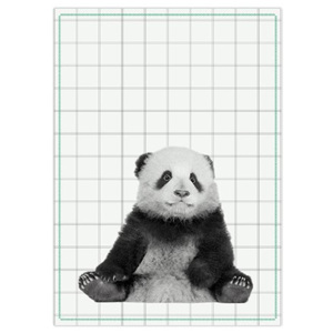 PRESENT TIME Sada 2 ks − Bavlněná utěrka panda, Vemzu