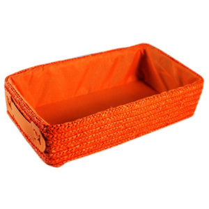MISDA Košík s látkou – Nela – oranžový