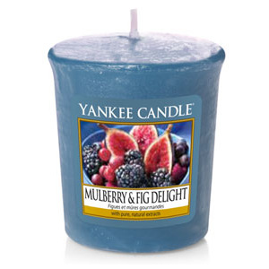 Yankee Candle – votivní svíčka Mulberry & Fig Delight 49 g