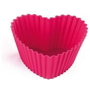 Košíčky na muffiny silikonové 6ks srdce - Silikomart - Silikomart