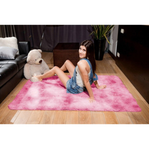 Kusový koberec OMBRE světle růžový 160x230