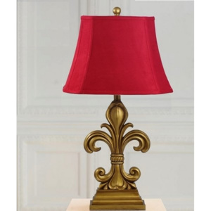 Lampa stolní červená 78cm