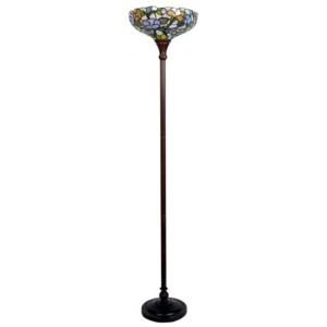 Stojací lampa Tiffany - Ø 36*177 cm 1xE27/100W Clayre & Eef