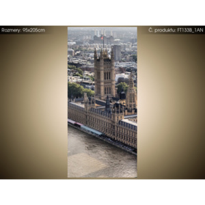 Fototapeta Londýn Westminsterský palác 95x205cm FT133B_1AN (Různé varianty)