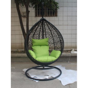 Závěsné relaxační křeslo TARA- zelený sedák