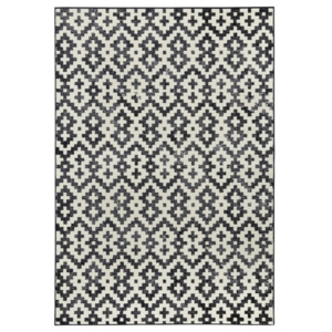 Moderní kusový koberec Capri 102544 černý Typ: 70x140 cm