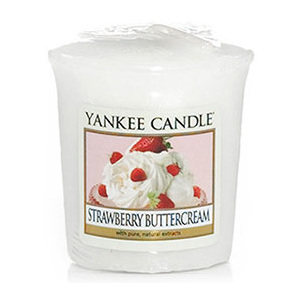 Yankee Candle – votivní svíčka Strawberry Buttercream 49 g