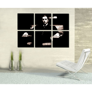 Ručně malovaný POP Art Godfather 6 dílný 150x100cm
