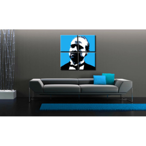 Ručně malovaný POP Art Marlon Brando 4 dílný 100x100cm