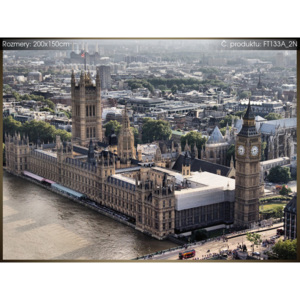 Fototapeta Londýn Westminsterský palác 200x150cm FT133A_2N (Různé varianty)