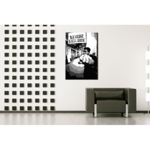 Ručně malovaný POP Art Muhamad Ali 1 dílný 70x100cm