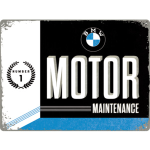 Nostalgic Art Plechová cedule BMW Motor Maintenance Rozměry: 30x40cm