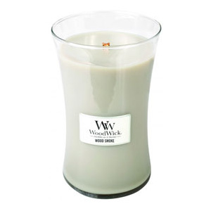 WoodWick – vonná svíčka Kouř z cedrového dřeva, 609 g