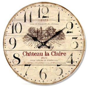Nástěnné hodiny Chateau la Claire