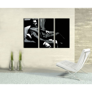 Ručně malovaný POP Art GODFATHER 3 dílný 120x80cm