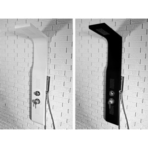 Sprchový panel Rea Timeo černý/bílý