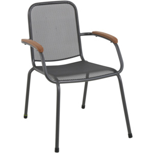 Stohovatelná židle MODENA 1 (tmavě šedá) Šedá