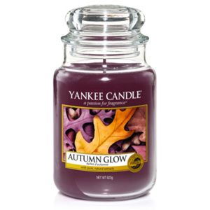 Yankee Candle – vonná svíčka Autumn Glow, velká 623 g