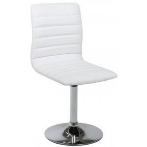 Jídelní židle Paula, ekokůže, bílá SCHDN0000048945 SCANDI