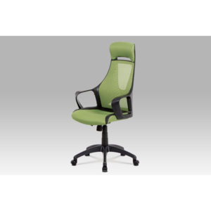 Kancelářská židle s houpacím mechanismem zelená MESH KA-A199 GRN