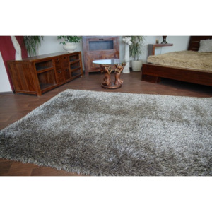 Kusový koberec LOVE SHAGGY šedý 60x110