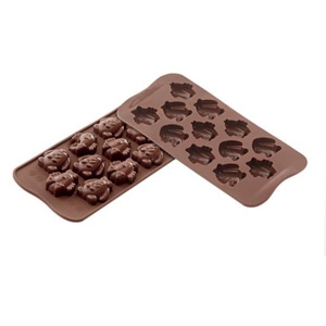 Silikonová forma na čokoládu – velikonoční zvířátka - Silikomart - Silikomart