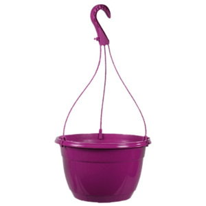 MISDA Závěsný květináč COLOR – fialový, Vemzu